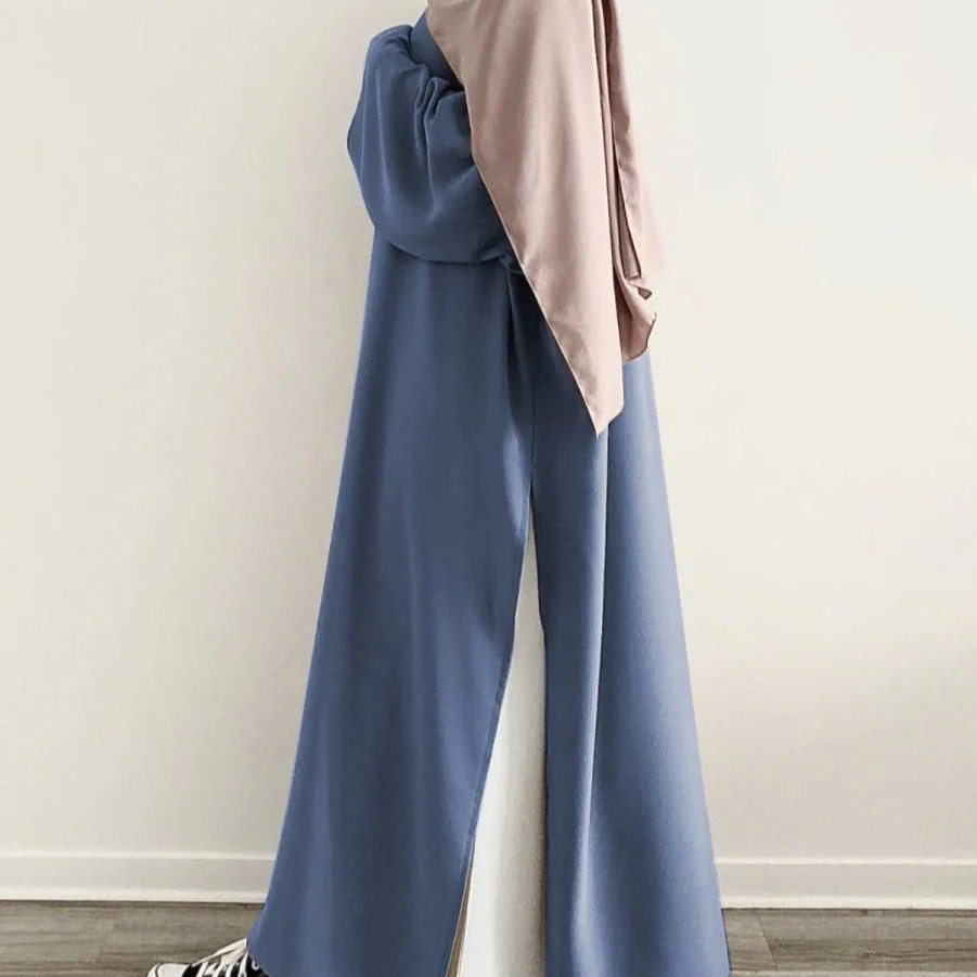 Casual Fashion Slit Abaya (MA063) - Image 11