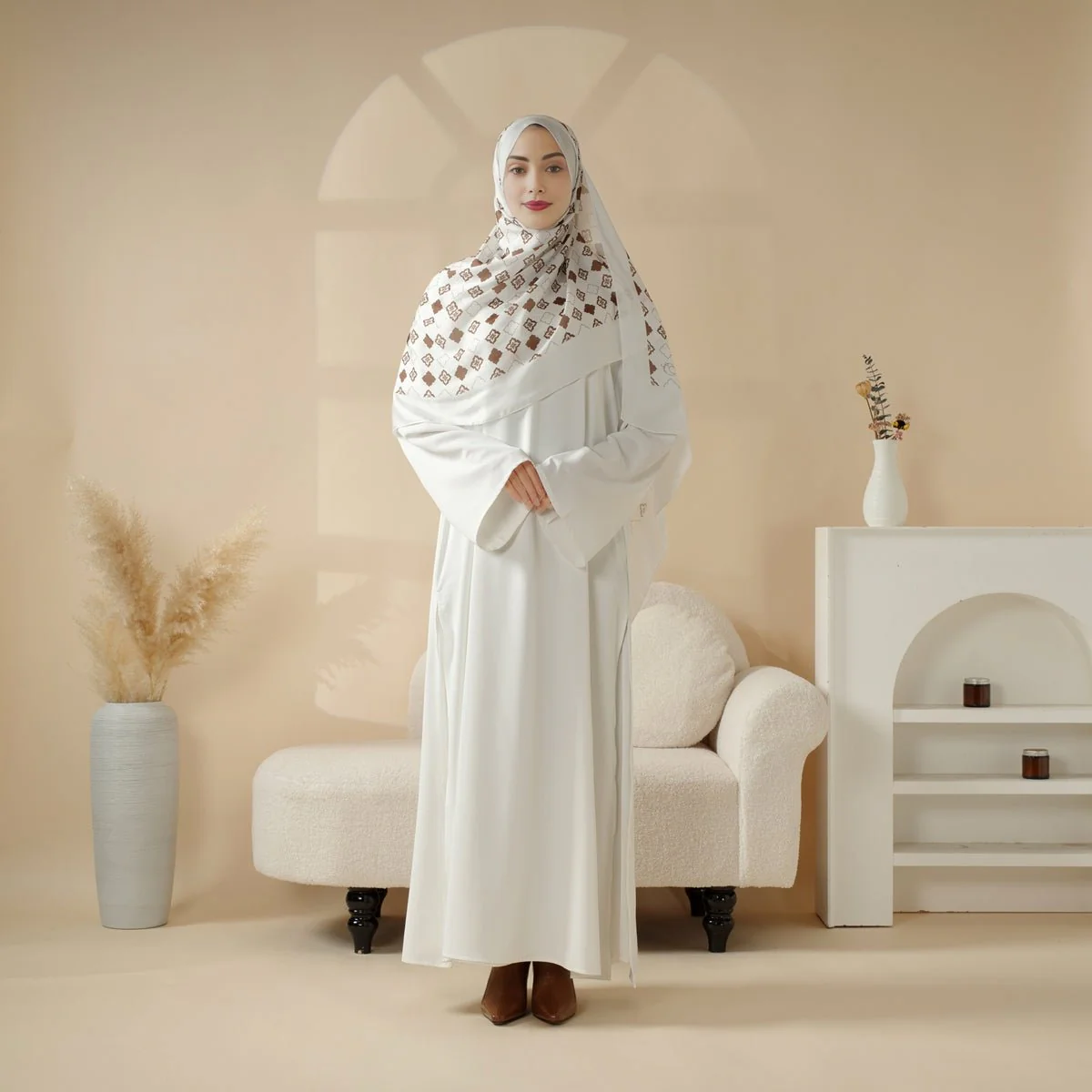 Casual Fashion Slit Abaya (MA063) - Image 14