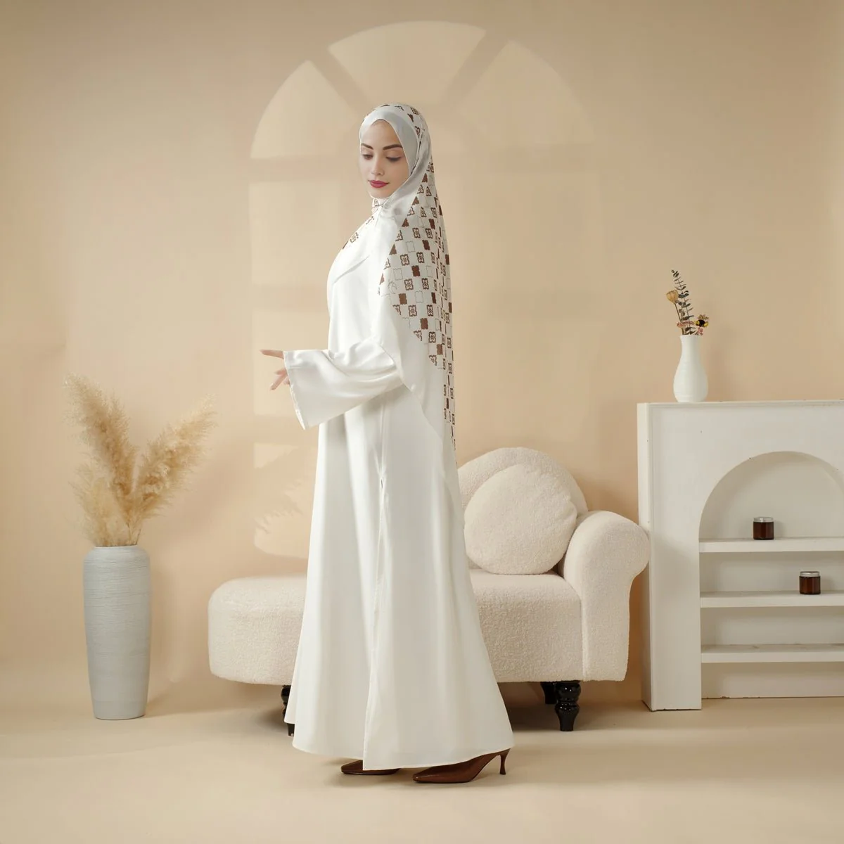 Casual Fashion Slit Abaya (MA063) - Image 15