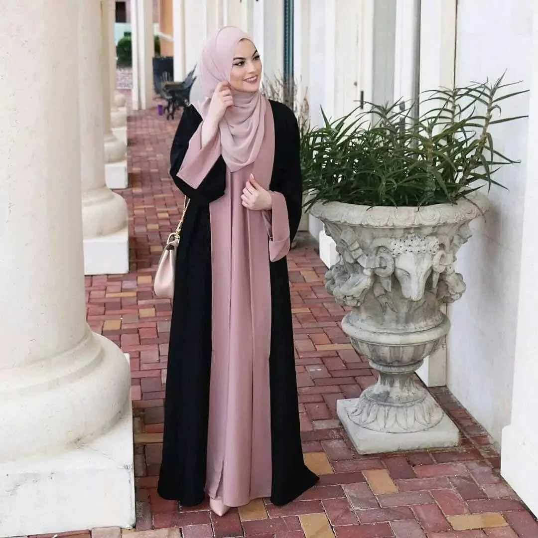 Stylish Patchwork Abaya (MA084) - Image 2