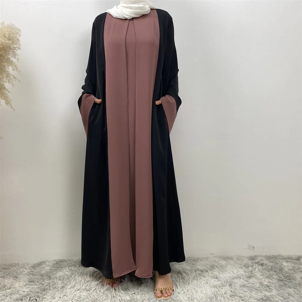 Stylish Patchwork Abaya (MA084) - Image 7