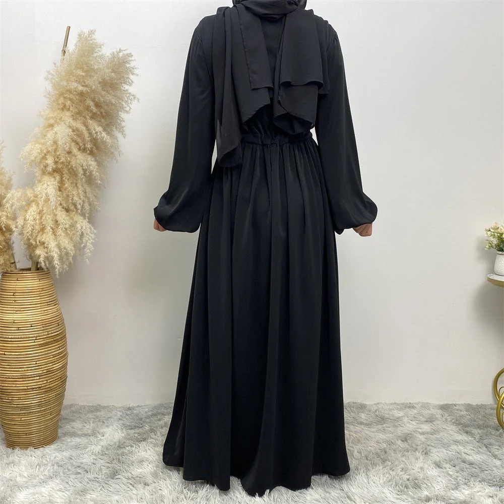 Versatile Stretchy Cuff Abaya (MA085) - Image 6
