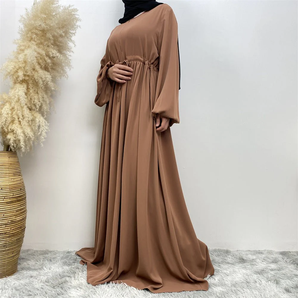 Versatile Stretchy Cuff Abaya (MA085) - Image 7