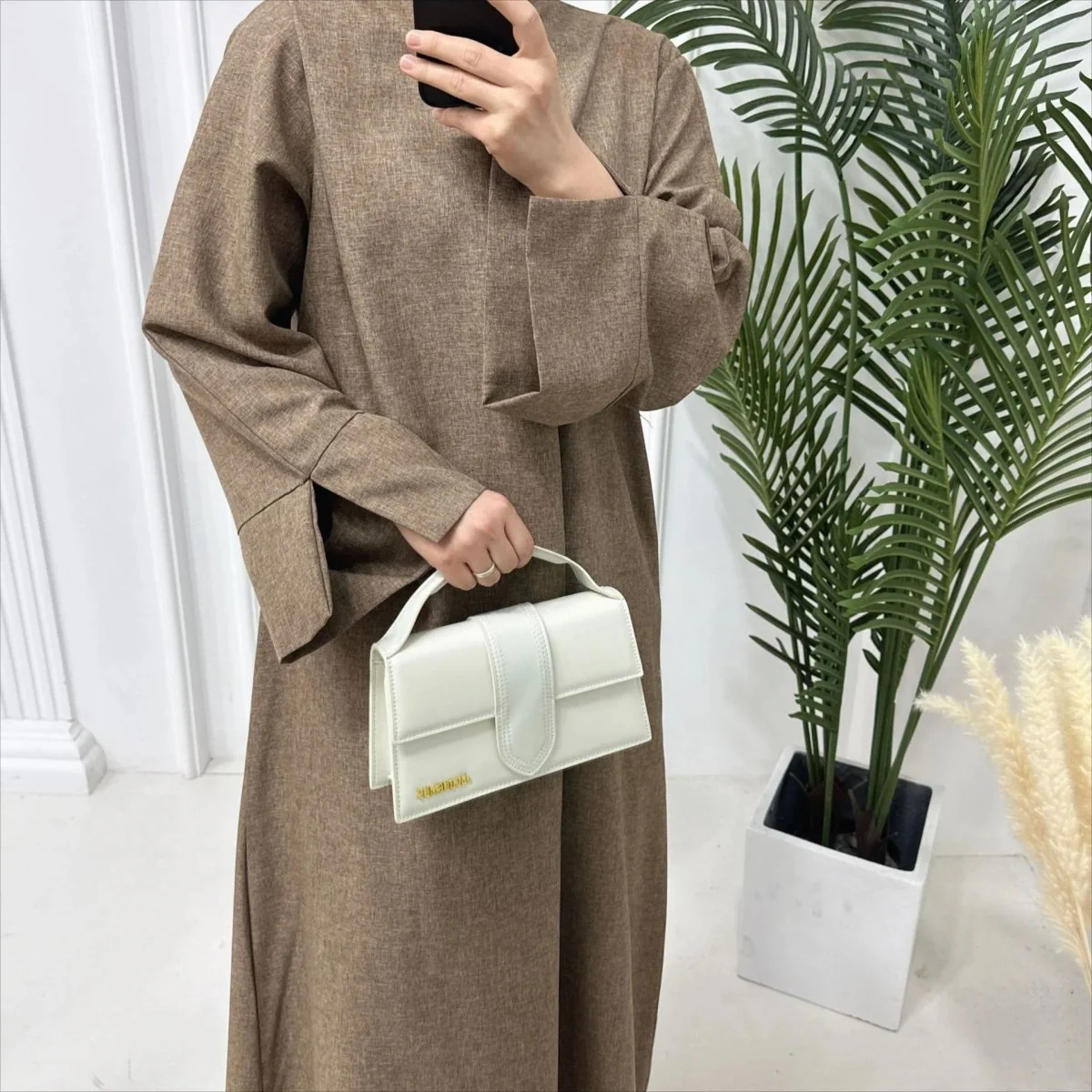Elegant Loose Abaya with Pockets (MA104) - Image 2