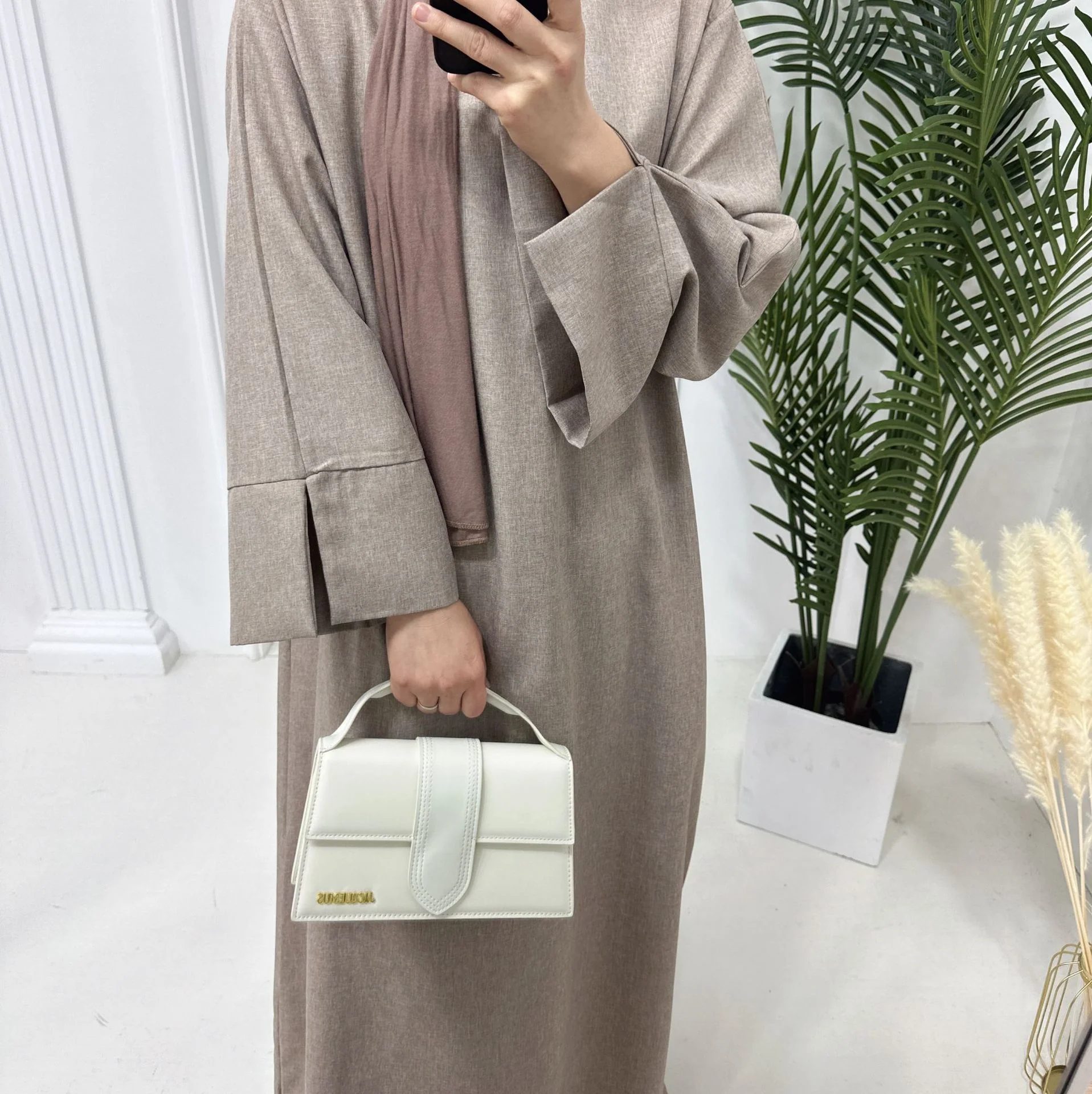 Elegant Loose Abaya with Pockets (MA104) - Image 5