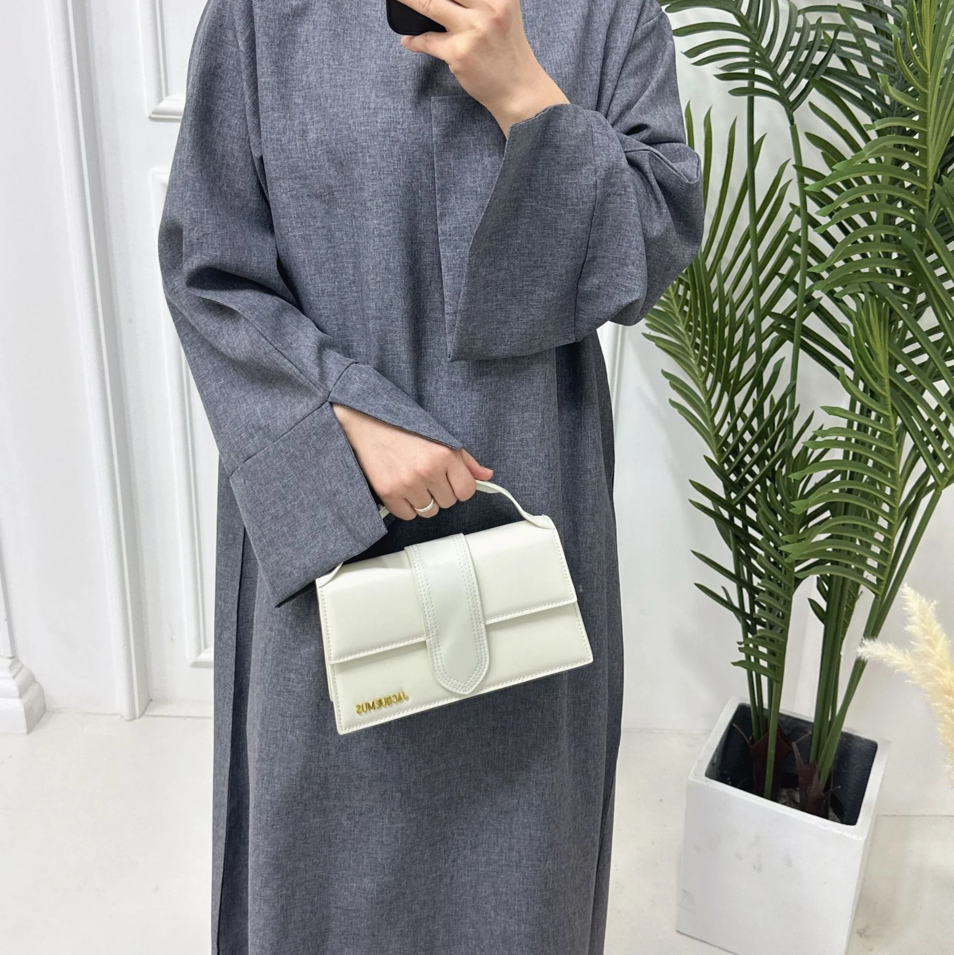 Elegant Loose Abaya with Pockets (MA104) - Image 8