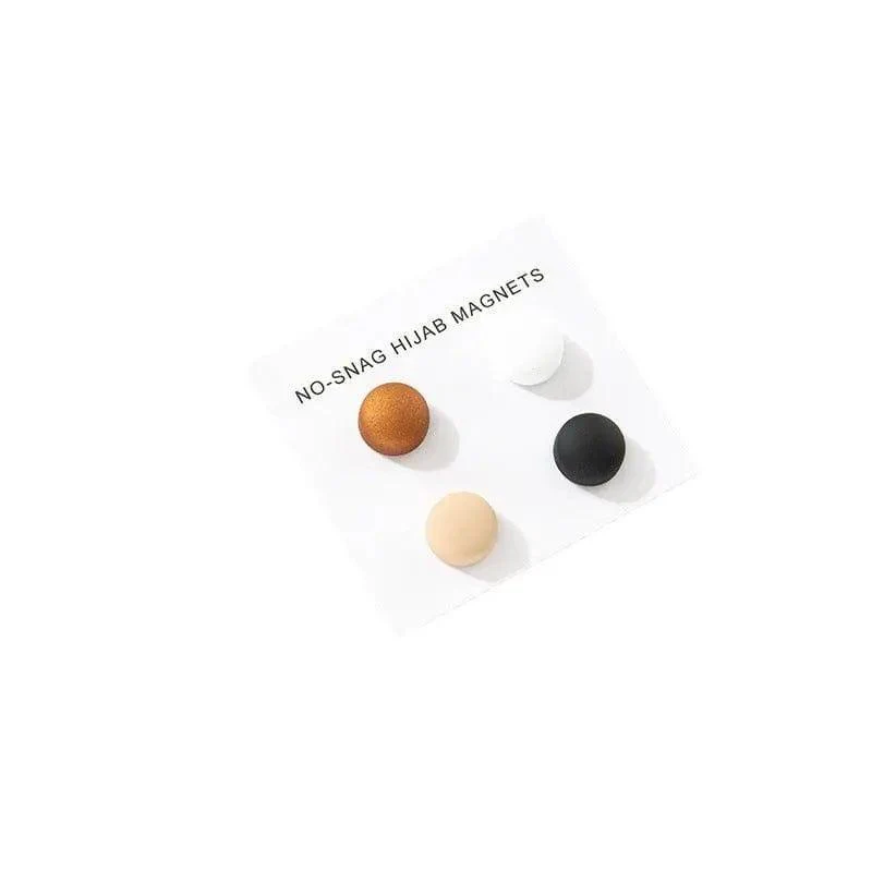 MAC001 Strong Metal Macaron color Hijab magnet, 8 pcs brooches - Image 5