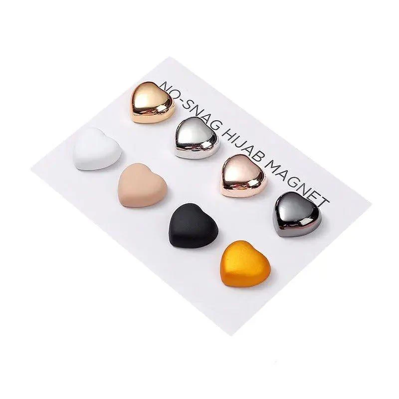 MAC002 Safe Macaron color Hijab Brooch, Strong Metal Brooches, 8 pcs brooches - Image 4