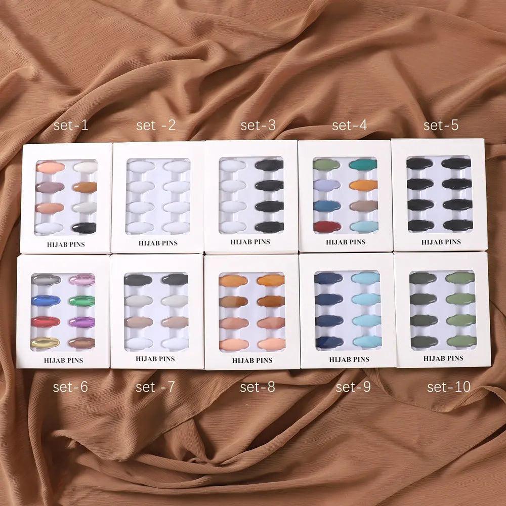 MAC008 Hijab pins, 8 pcs hijab pins - Image 2