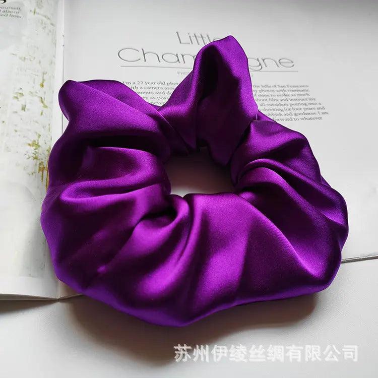 MAC010 hijab scrunchies, silk hair ribbon - Image 11