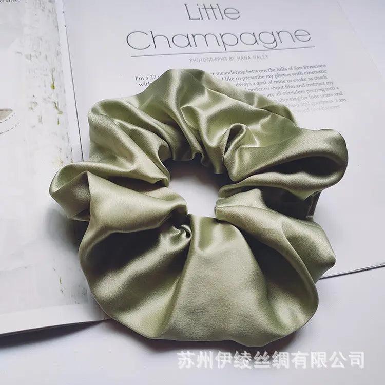 MAC010 hijab scrunchies, silk hair ribbon - Image 13