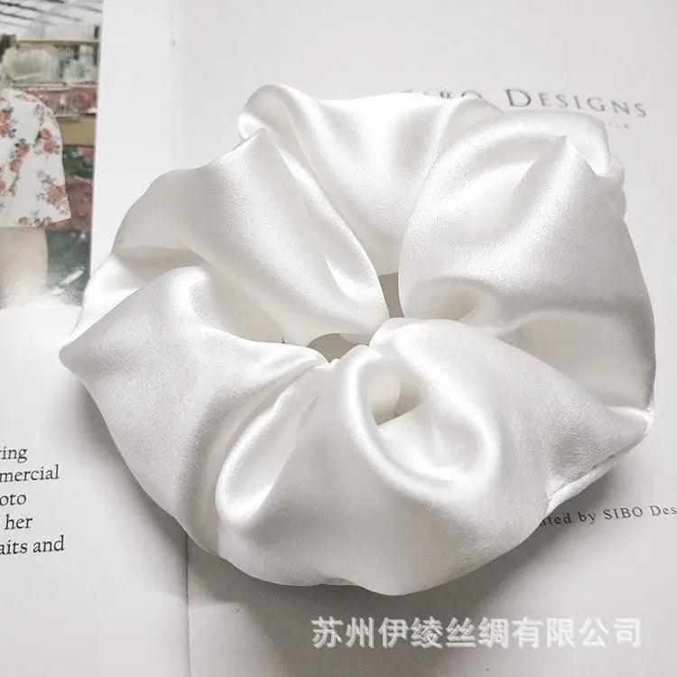 MAC010 hijab scrunchies, silk hair ribbon - Image 15