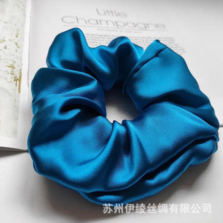 MAC010 hijab scrunchies, silk hair ribbon - Image 17