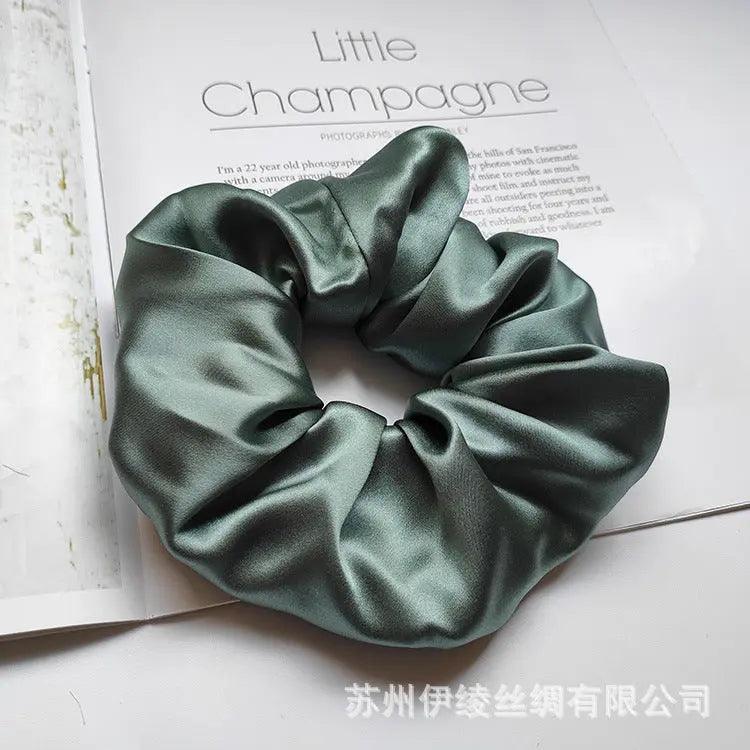 MAC010 hijab scrunchies, silk hair ribbon - Image 3