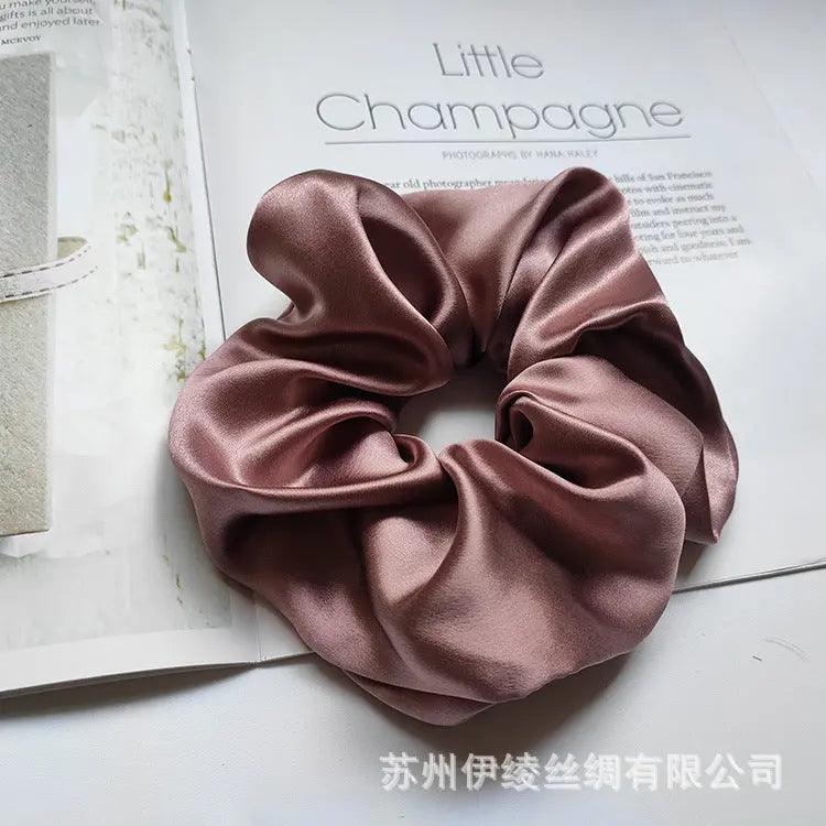 MAC010 hijab scrunchies, silk hair ribbon - Image 7