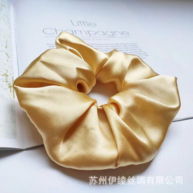 MAC010 hijab scrunchies, silk hair ribbon - Image 9