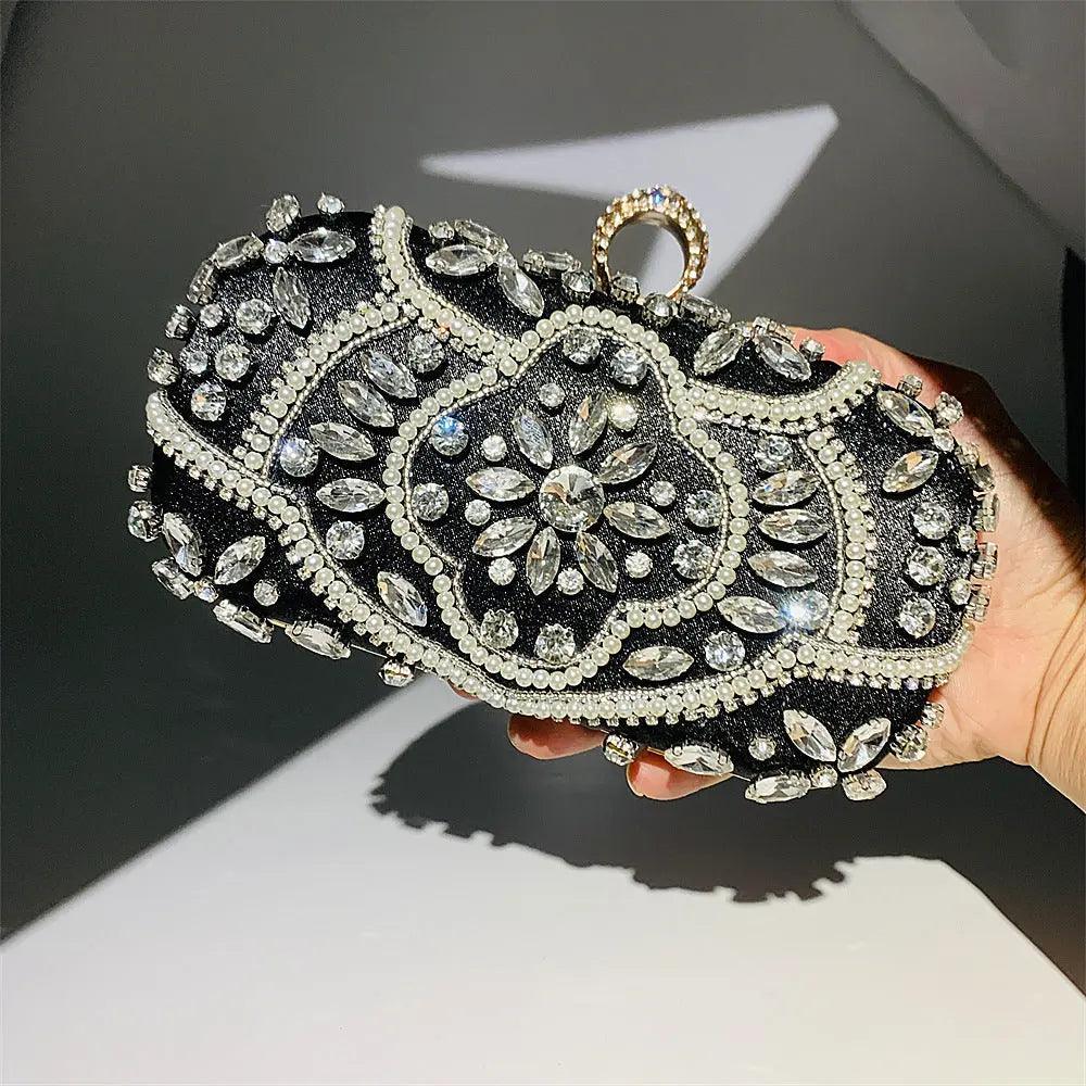 MAC013 Luxury Handbag,Diamond Cheongsam Bag - Image 3