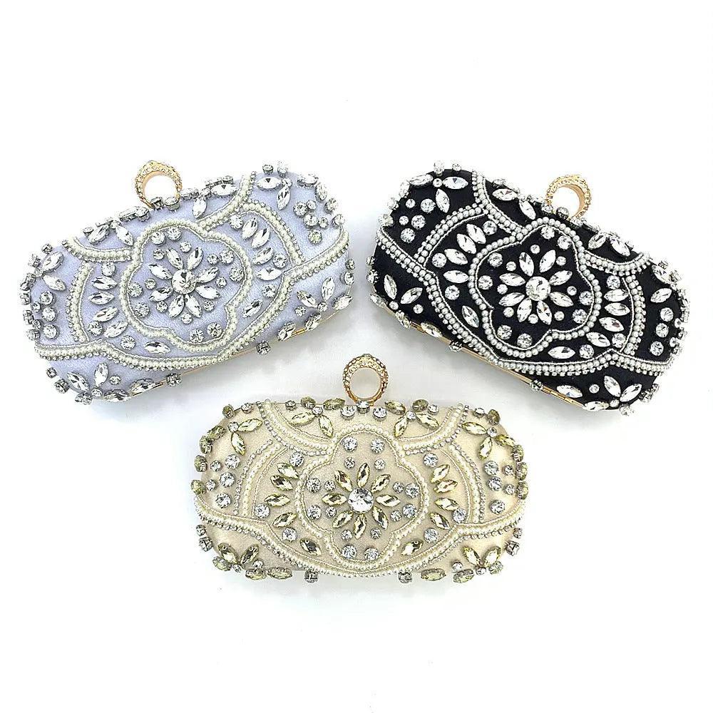 MAC013 Luxury Handbag,Diamond Cheongsam Bag - Image 4