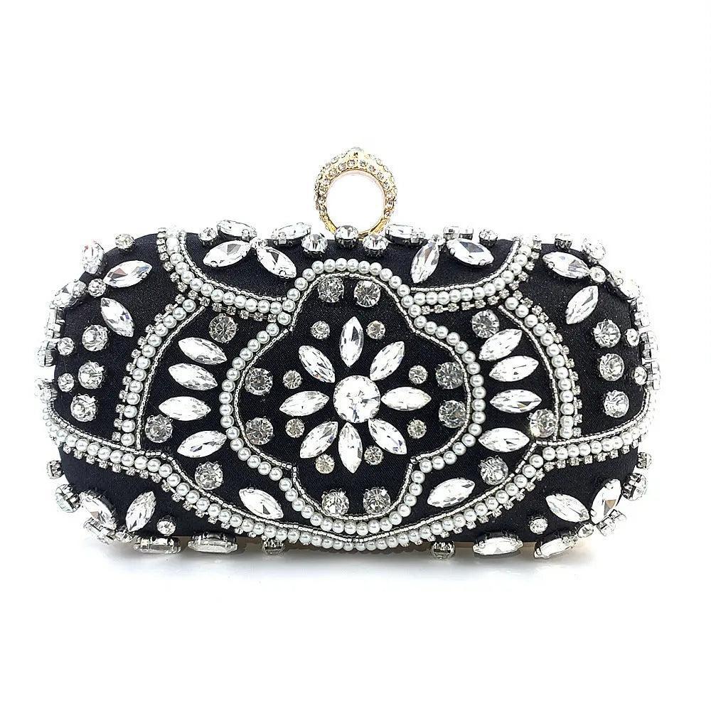 MAC013 Luxury Handbag,Diamond Cheongsam Bag - Image 7