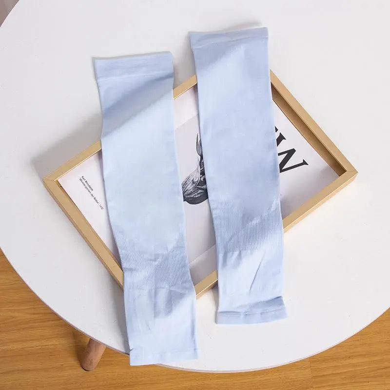 MAC021 Solid Color Sun-proof Handsocks - Image 13