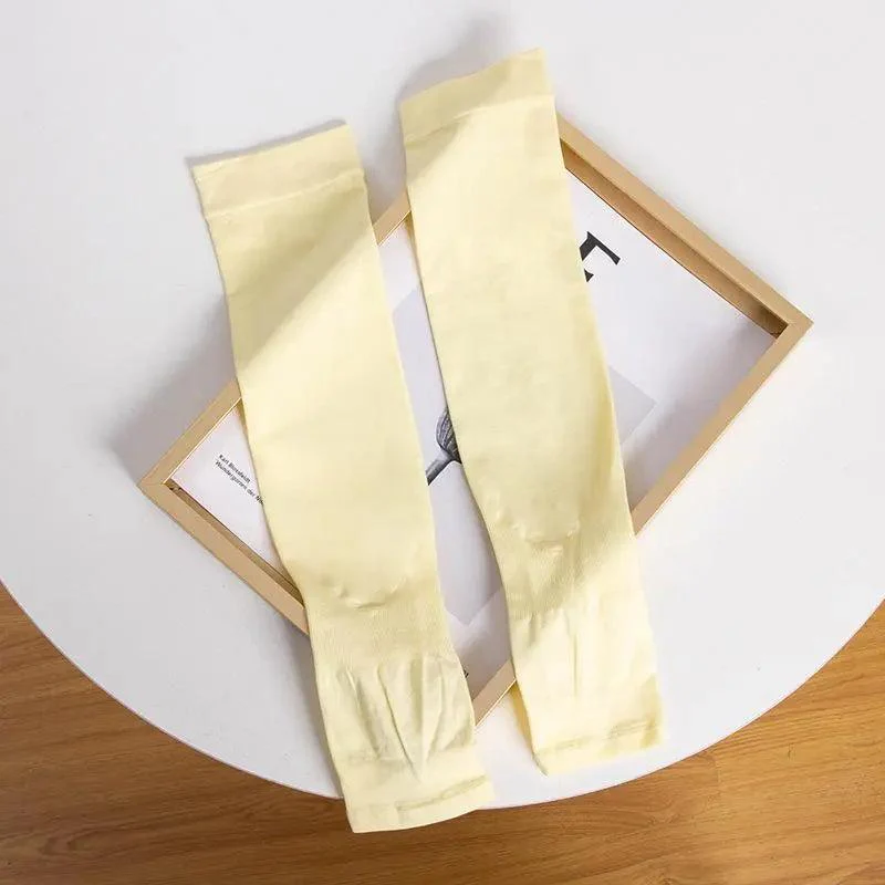 MAC021 Solid Color Sun-proof Handsocks - Image 8
