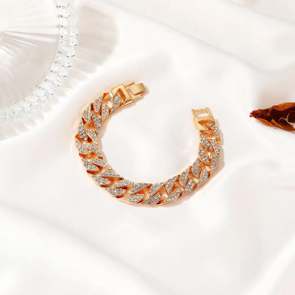 MAC036 wide flash diamond bracelet - Image 4