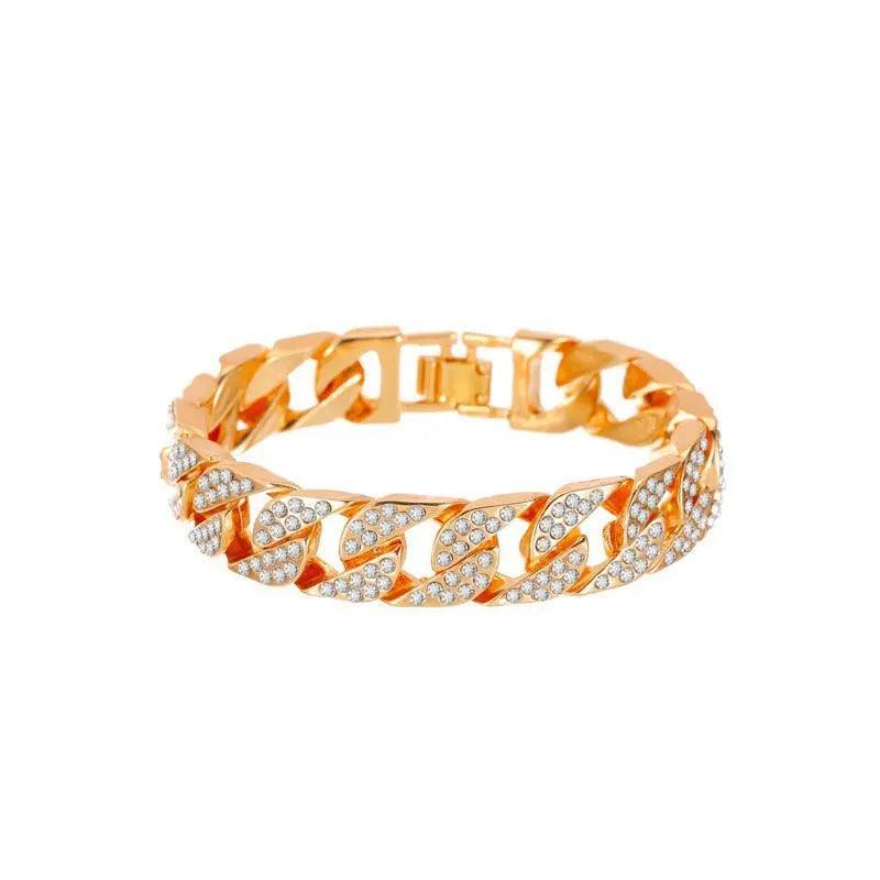 MAC036 wide flash diamond bracelet - Image 5