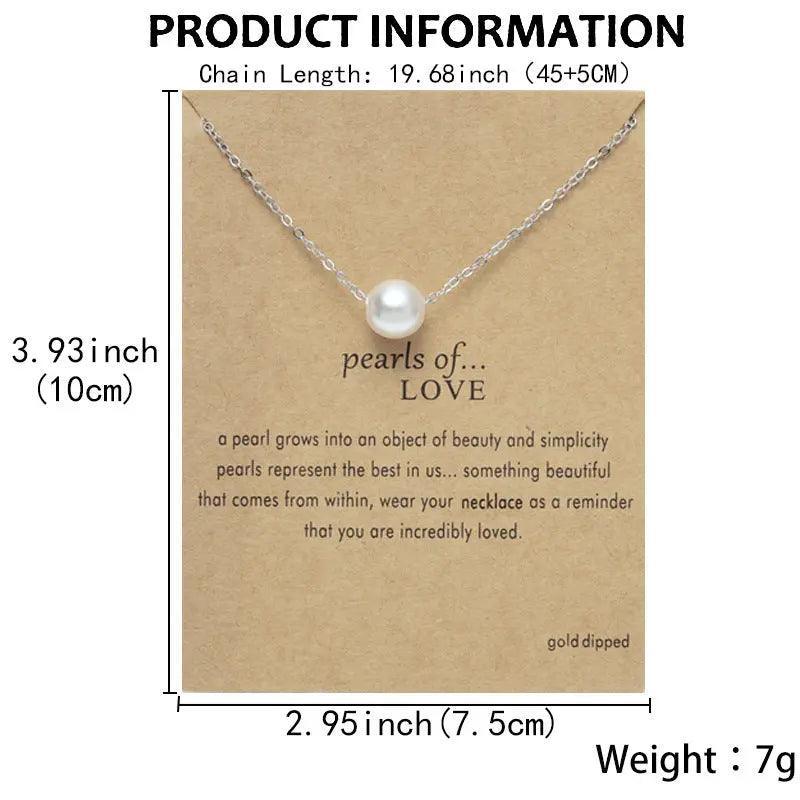 MAC042 freshwater pearl clavicle chain - Image 2