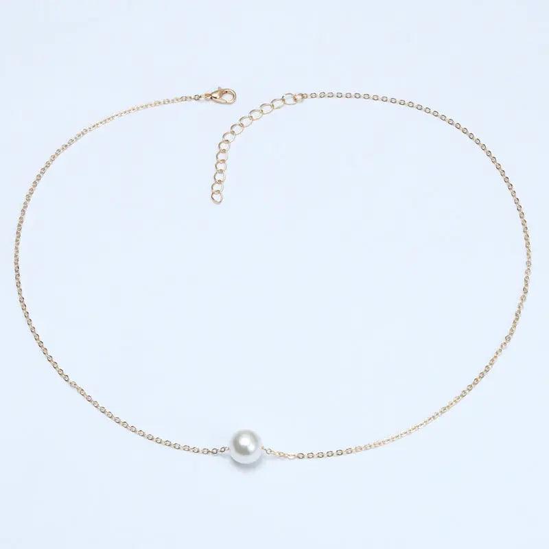 MAC042 freshwater pearl clavicle chain - Image 3