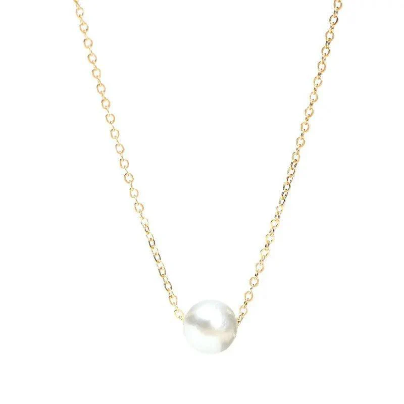 MAC042 freshwater pearl clavicle chain - Image 5