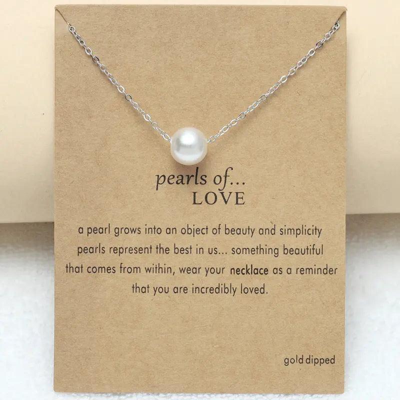 MAC042 freshwater pearl clavicle chain - Image 6