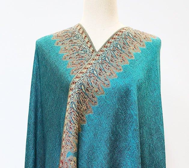MAC044 Bohemian Style Multicolor Retro Jacquard Cashew Long Tassel Scarf - Image 11
