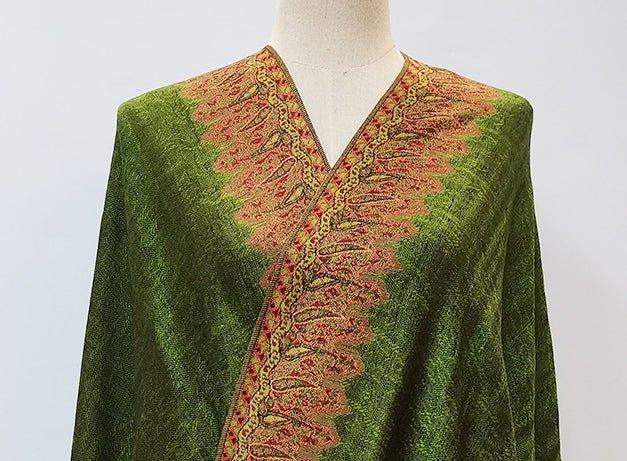 MAC044 Bohemian Style Multicolor Retro Jacquard Cashew Long Tassel Scarf - Image 15