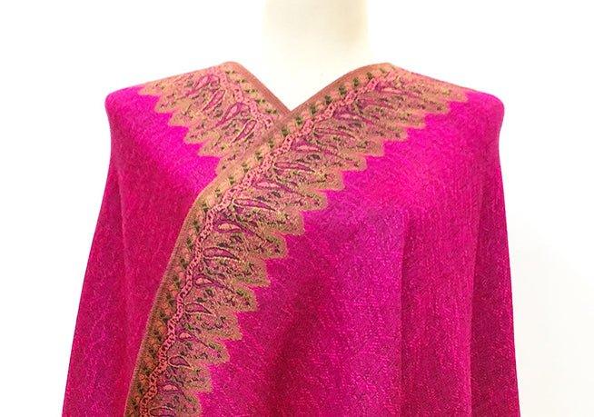 MAC044 Bohemian Style Multicolor Retro Jacquard Cashew Long Tassel Scarf - Image 17