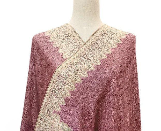 MAC044 Bohemian Style Multicolor Retro Jacquard Cashew Long Tassel Scarf - Image 5
