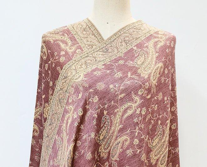 MAC044 Bohemian Style Multicolor Retro Jacquard Cashew Long Tassel Scarf - Image 9
