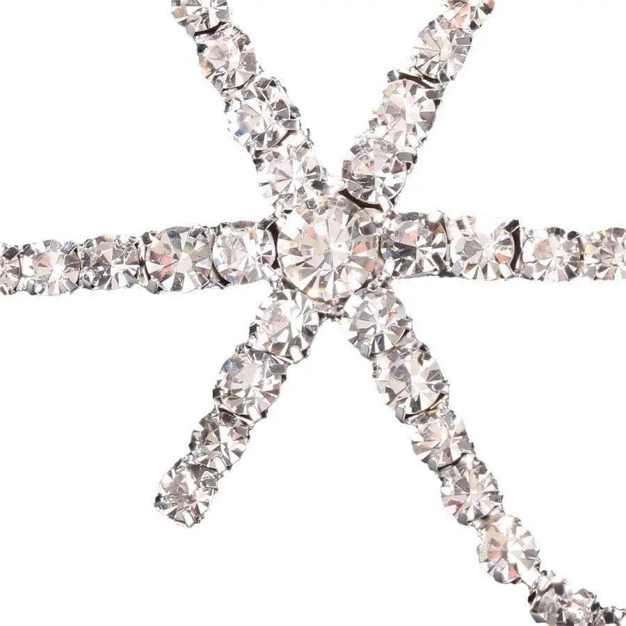 MAC050 Rhinestone Chain Star Headpiece - Image 5