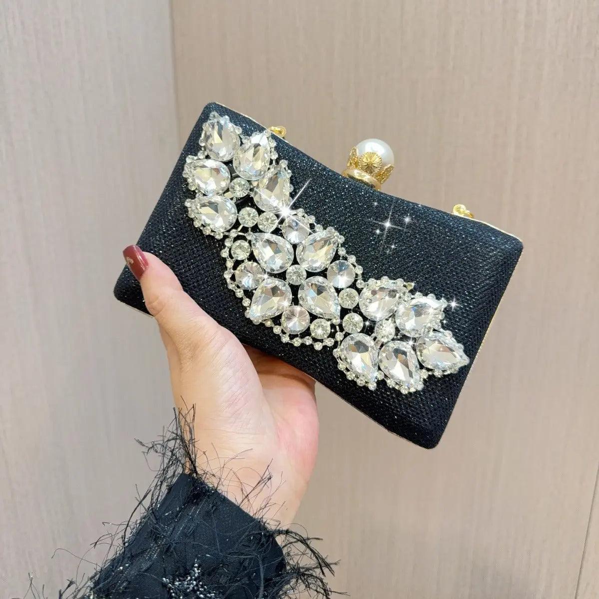 MAC059 Clutches Wedding Dinner Party Sparkling Handbags - Image 6