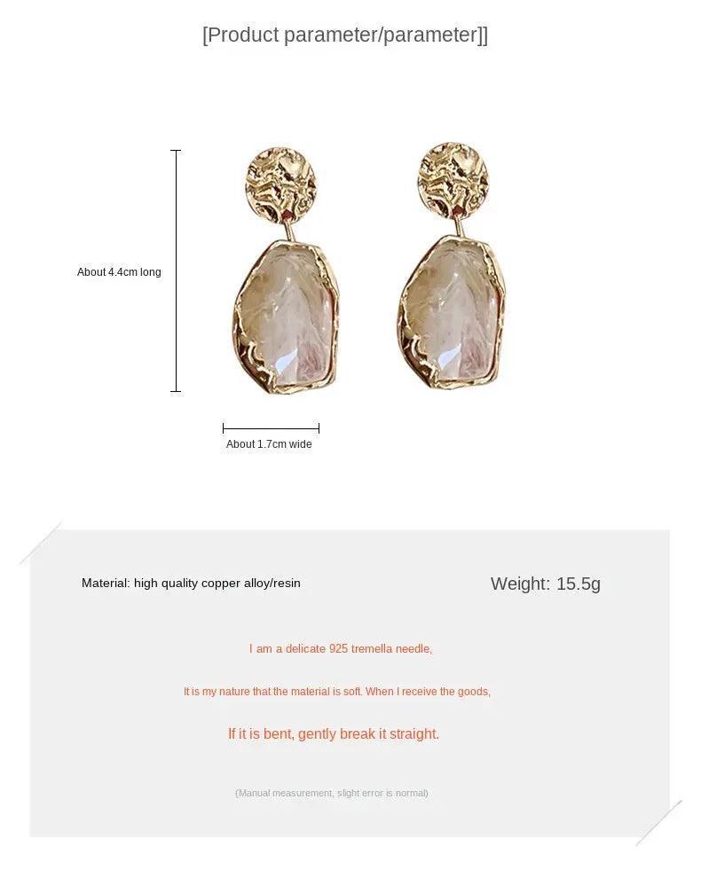 MAC065 Needle Pendant  Vintage Geometry Acrylic Earrings - Image 7