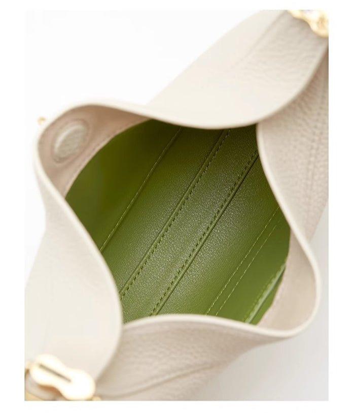 Fashionable And Changeable Cowhide Moon Bag (MAC069) - Image 10