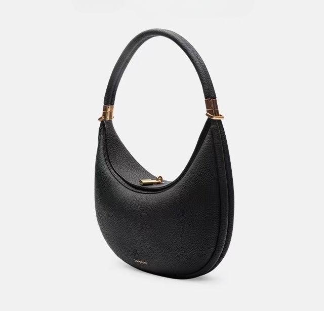Fashionable And Changeable Cowhide Moon Bag (MAC069) - Image 13