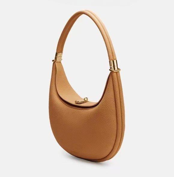 Fashionable And Changeable Cowhide Moon Bag (MAC069) - Image 14