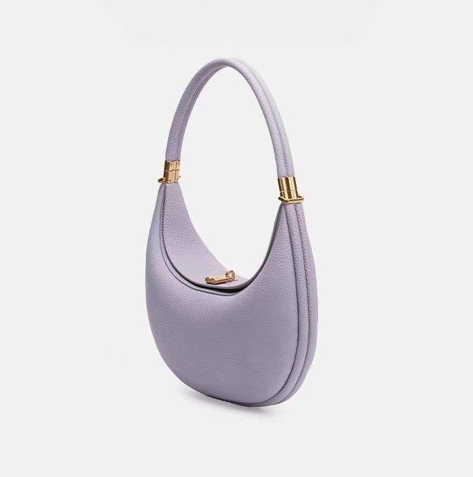 Fashionable And Changeable Cowhide Moon Bag (MAC069) - Image 6