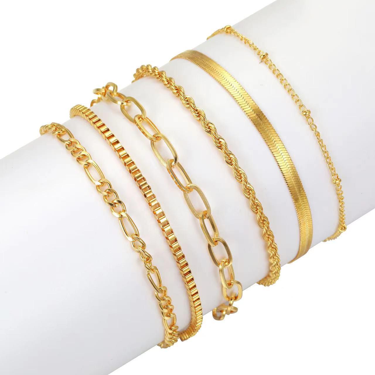 MAC092 Bohemian Minimalist Metal Multi-Layer Bracelet - Image 5