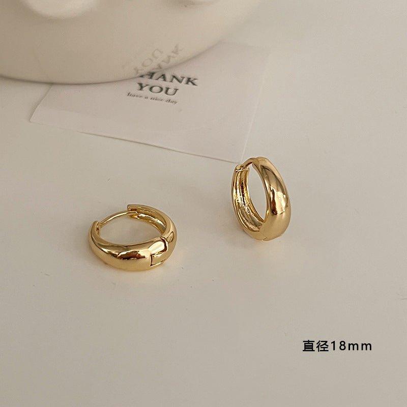 MAC096 925 sterling silver needle high-end French style earrings - Image 2