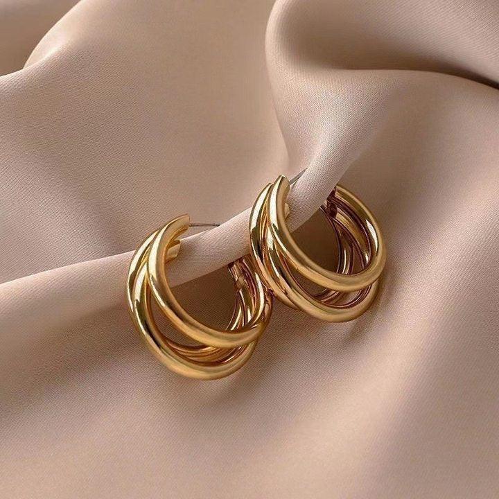 MAC097 French Style High-end Light Luxury Earrings - Image 4