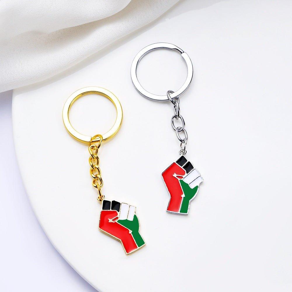 MAC106 Free Pakistan Keffiyeh Key Metal Pendant - Image 2