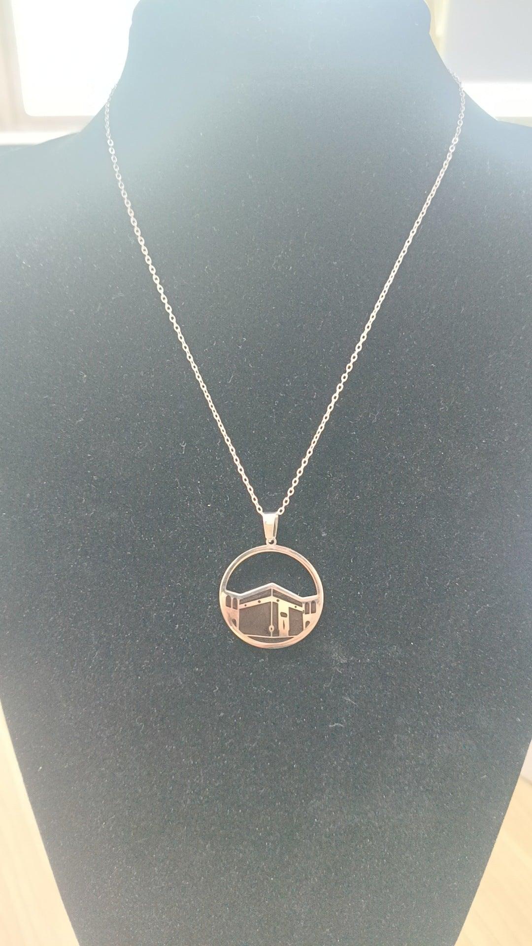 MAC111 Stainless Steel Masjid Pattern Necklace - Image 10