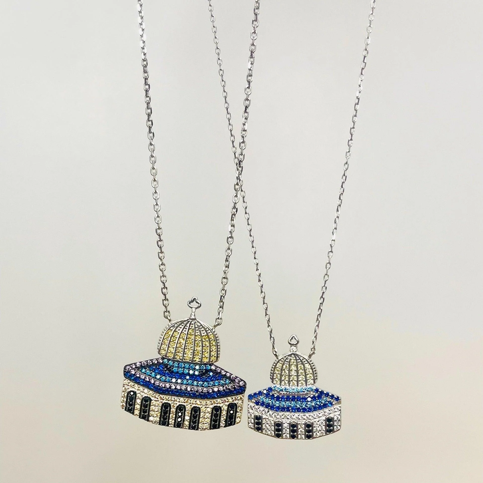 MAC112 Masijid Pattern Keffiyeh Necklace - Image 3