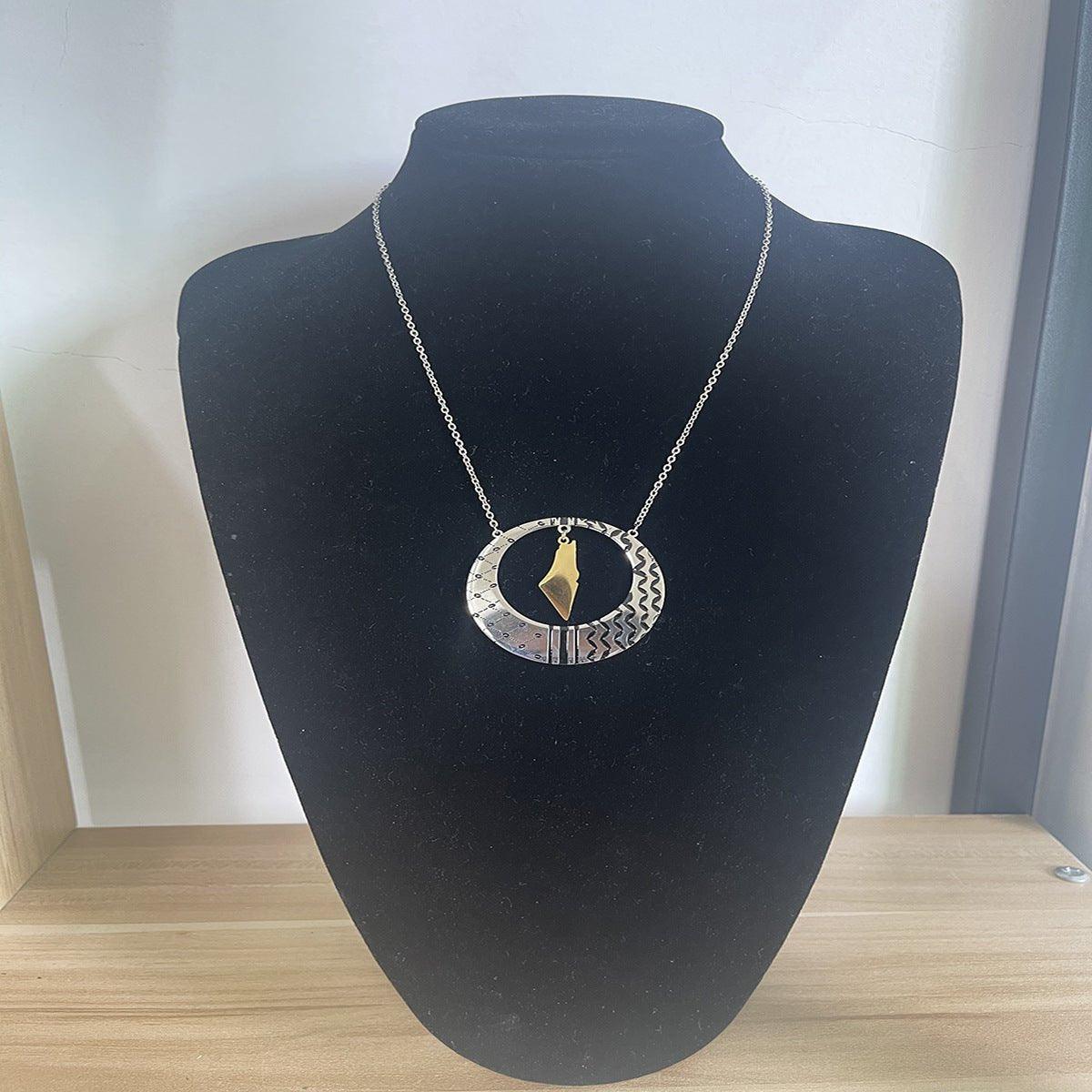MAC113 Stainless Steel Keffiyeh Necklace - Image 3